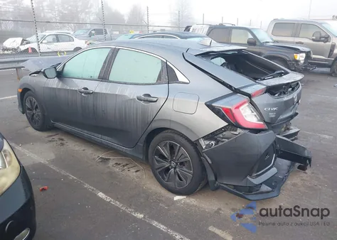 2017 Honda Civic Ex-L from USA, damaged, VIN SHHFK7H72HU207337